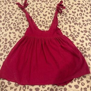 Dolls Kill Sugar Thrillz babydoll chord dress.
